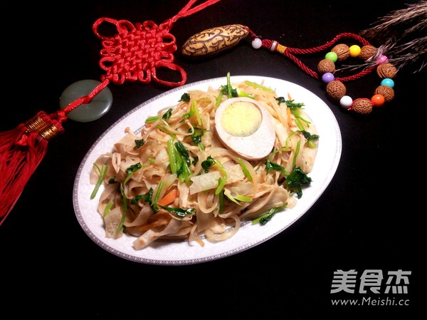 杂蔬炒饼的做法