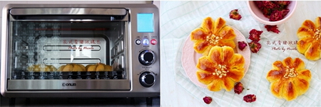 养颜花式香橙玫瑰包步骤11-12