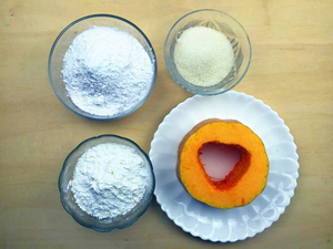 <a href=/shicai/mimian/QiaoKeLi/index.html target=_blank><u>巧克力</u></a>爆浆<a href=/shicai/shucai/NanGua/index.html target=_blank><u>南瓜</u></a>饼步骤1