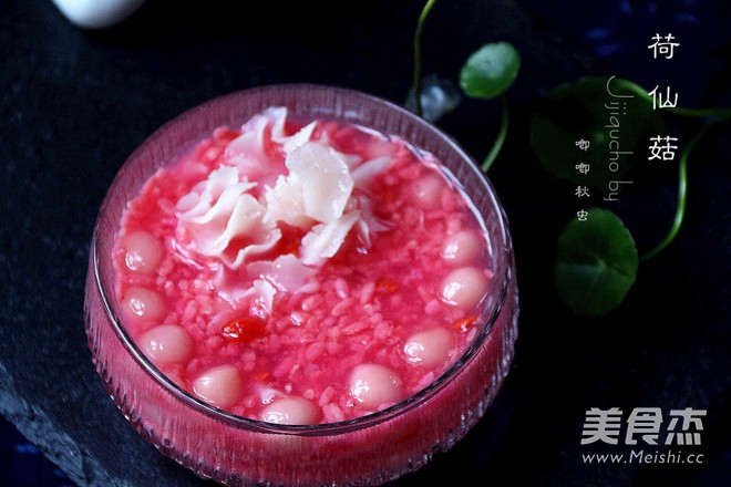 酒酿荷仙菇汤的做法