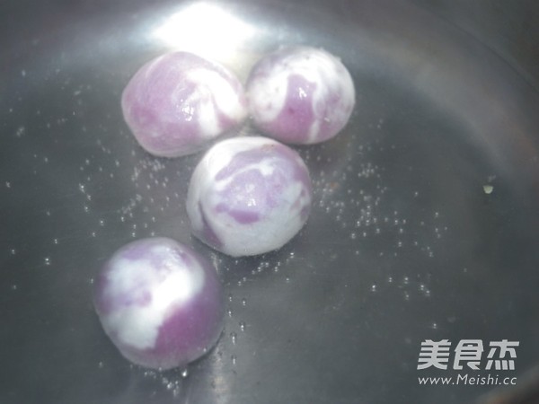 琉璃豆沙汤圆的做法