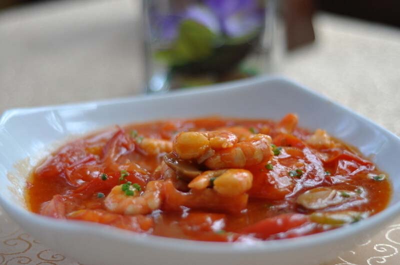 <a href=/shicai/shucai/XiHongShi/index.html target=_blank><u>西红柿</u></a>炒虾仁3