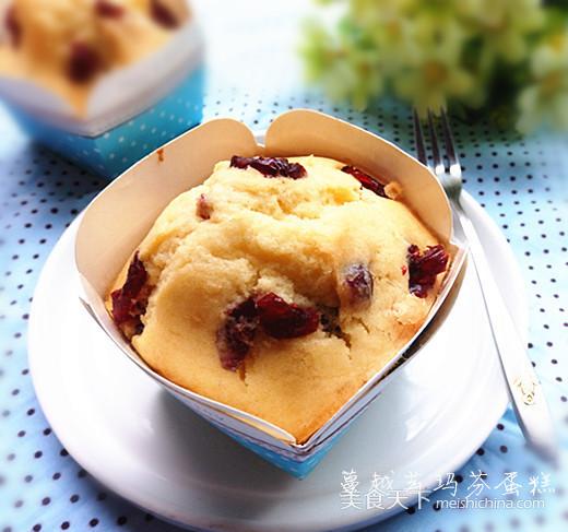 <a href=/shicai/guopin/ManYueMei/index.html target=_blank><u>蔓越莓</u></a>马芬蛋糕