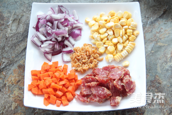 #苏泊尔•蒸汽球釜# 香喷喷De七彩焖饭的做法