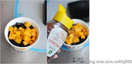 <a href=/shicai/guopin/MangGuo/index.html target=_blank><u>芒果</u></a>烧仙草步骤4-5