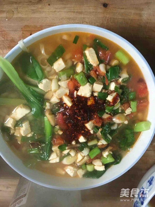 长安农家家常酸汤面的做法