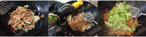 <a href=/shicai/shucai/XiQin/index.html target=_blank><u>西芹</u></a>炒<a href=/shicai/mimian/DouGan/index.html target=_blank><u>豆干</u></a>步骤3