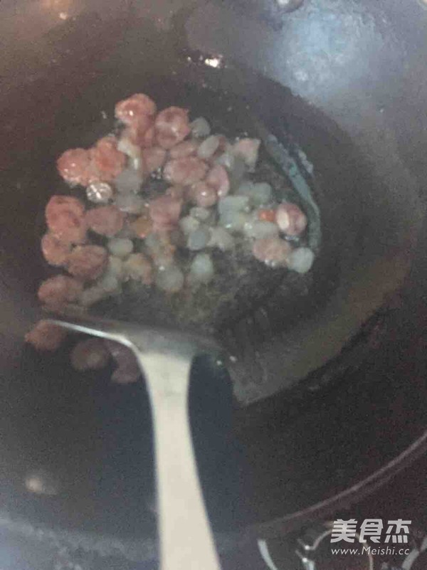 虾仁炒饭的做法