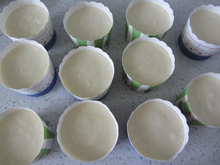 核<a href=/shicai/guopin/Tao/index.html target=_blank><u>桃</u></a>仁<a href=/shicai/mimian/SuanNai/index.html target=_blank><u>酸奶</u></a>纸杯蛋糕