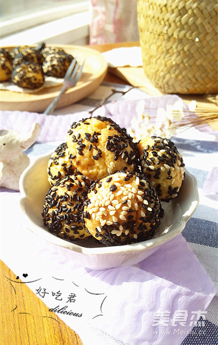 烤箱版开口笑的做法