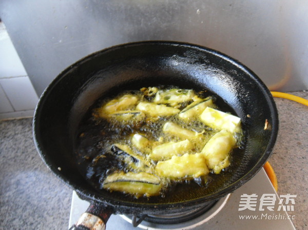 蒜香茄条的做法