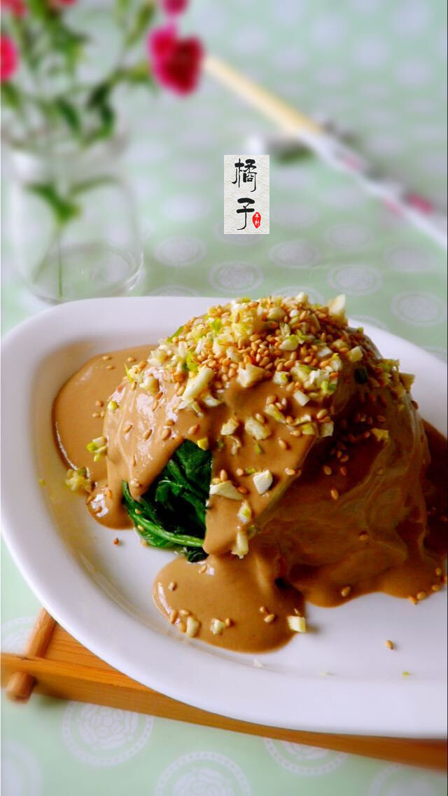 麻汁<a href=/shicai/shucai/BoCai/index.html target=_blank><u>菠菜</u></a>