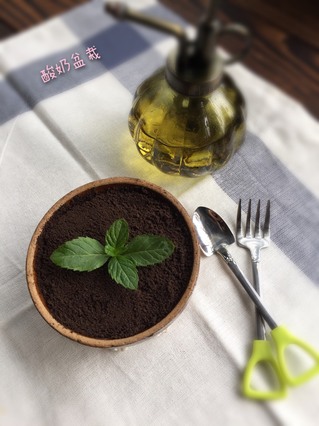 自制<a href=/shicai/mimian/SuanNai/index.html target=_blank><u>酸奶</u></a>盆栽