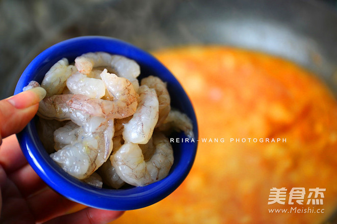 鲜虾番茄疙瘩汤的做法