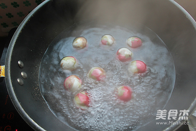 多彩汤圆的做法