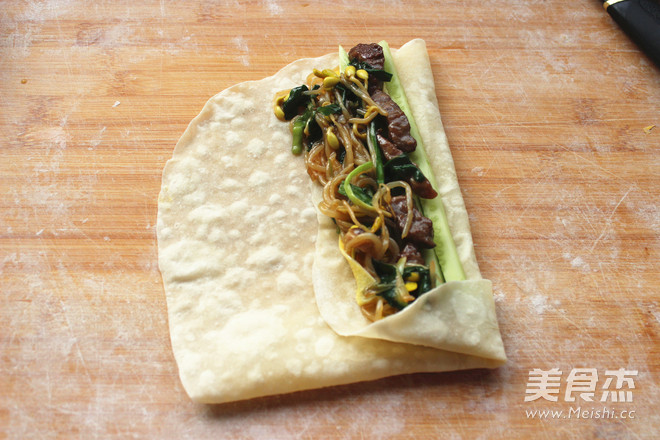 河南烙馍卷菜的做法