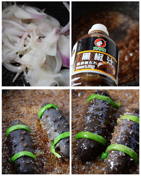 黑椒<a href=/shicai/shuichanpin/HaiSen/index.html target=_blank><u>海参</u></a>步骤5-8