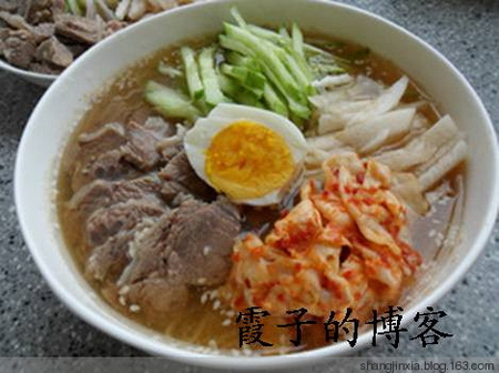 朝鲜冷面的制作方法