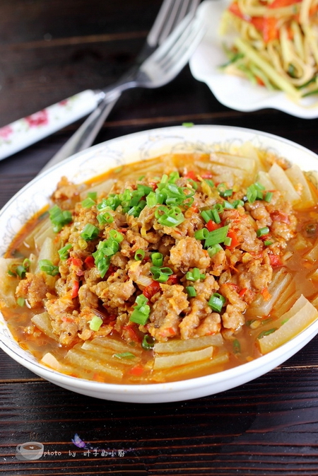 肉末蒸<a href=/shicai/shucai/DongGua/index.html target=_blank><u>冬瓜</u></a>怎么做