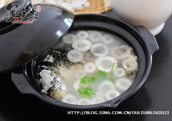 通草<a href=/shicai/shuichanpin/JiYu/index.html target=_blank><u>鲫鱼</u></a>汤UF.jpg