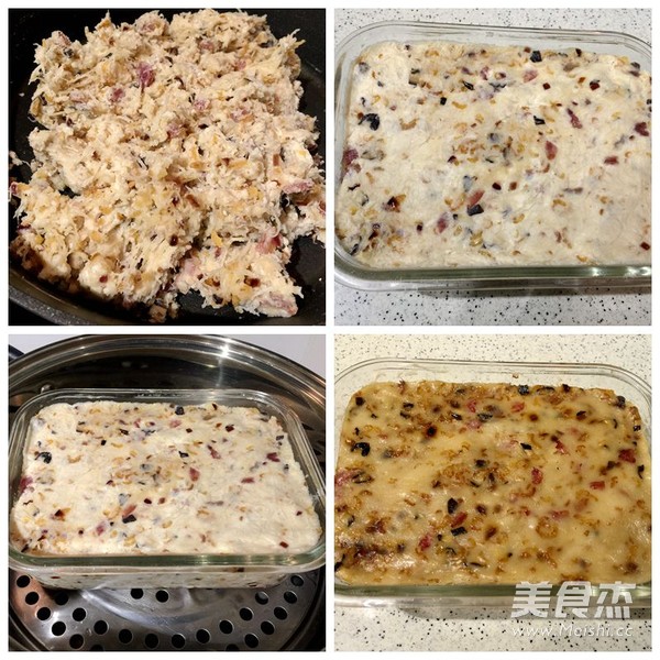 腊味<a href=/shicai/shucai/LuoBo/index.html target=_blank><u>萝卜</u></a>糕的做法