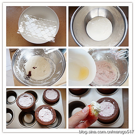 圣诞双莓慕斯蛋糕步骤7-12