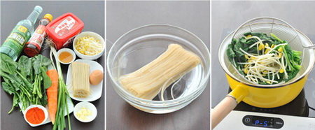辣拌什锦面步骤1-2