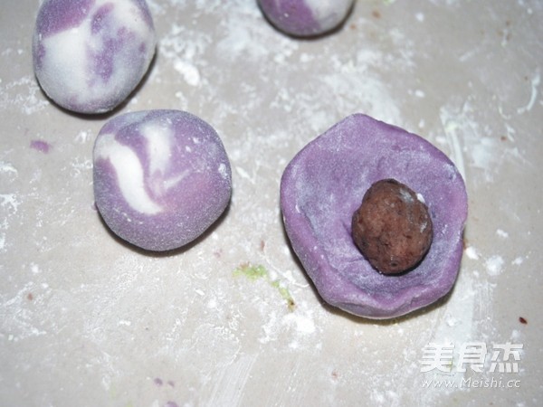 琉璃豆沙汤圆的做法