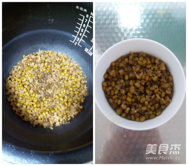 坚果双色<a href=/shicai/mimian/NuoMi/index.html target=_blank><u>糯米</u></a>糕的做法