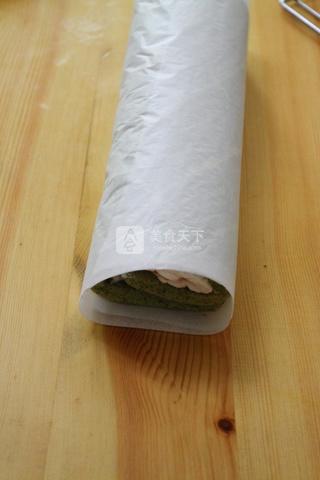 抹茶黄<a href=/shicai/guopin/Tao/index.html target=_blank><u>桃</u></a>蛋糕卷