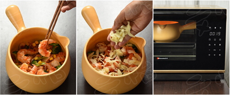 泡菜鲜虾焗馄饨步骤7-9