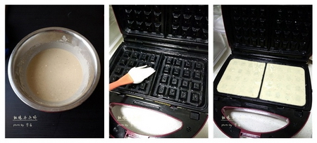 粗粮华夫饼步骤7-9