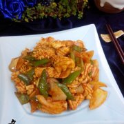 韩式辣酱爆鱿鱼的做法