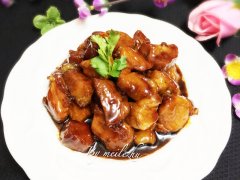 糖醋肉块的做法