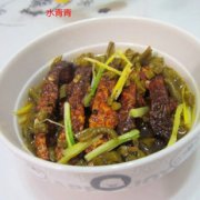 酸豆角蒸腊鱼的做法