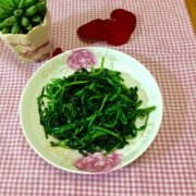 清炒西洋菜的做法