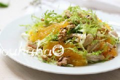 橙肉沙拉的家常做法