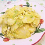 咸鸭蛋烩山药的做法