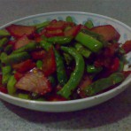 四季豆叉烧肉