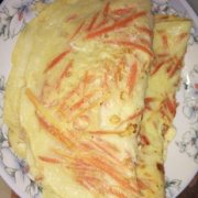 胡萝卜丝鸡蛋饼的做法