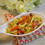 香菇炒菜花的做法