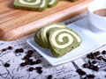 德普烤箱食谱——抹茶戚风面包卷的做法