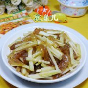 白菜梗拌海蜇的做法