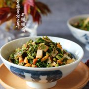 香椿芽拌香干的做法