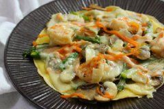 芝士蔬菜蛋煎饼的做法