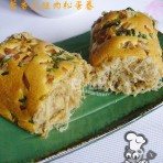 葱香火腿肉松蛋卷