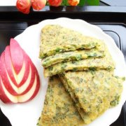 黄米面鸡蛋韭菜饼的做法