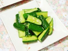 清香不辣凉拌黄瓜的做法