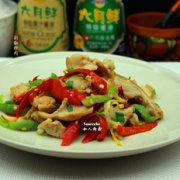 彩椒炒肉的做法