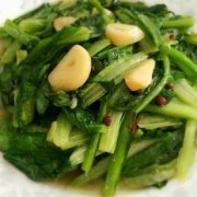 清炒油麦菜的做法